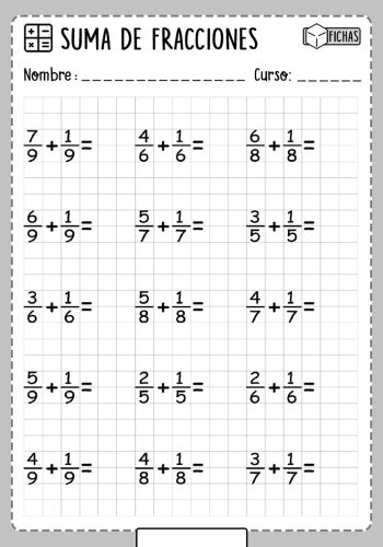 Operaciones básicas con fracciones 4