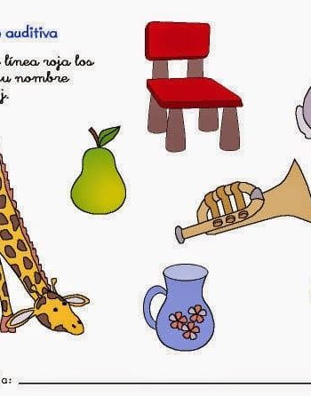 Percepción visual y discriminación auditiva 3