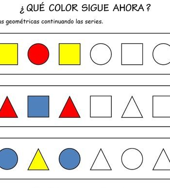 Razonamiento lógico y atención temprana con fichas de colores 1