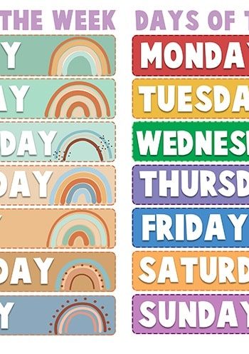 Recortar los días y ejercicios de memorización 1