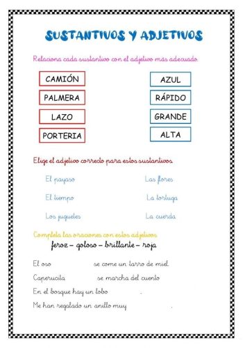 Relación con los adjetivos 3