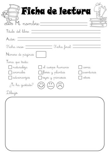 Relación entre temas y ficha de lectura 3