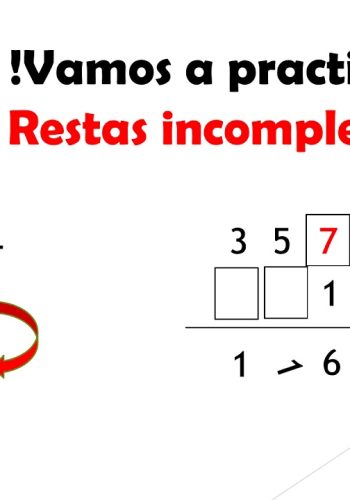 Sumando y restando ejercicios de cálculo con números de tres cifras 2