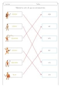 Sumar, restar y operar con números romanos 3