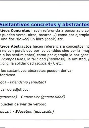 Sustantivos concretos 1