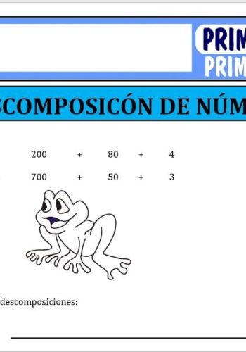 Utilidad de la ficha descomposicion de numeros en el aula 3