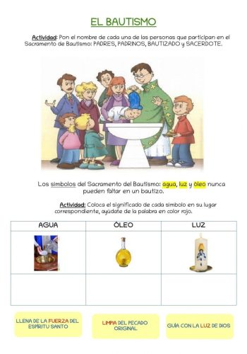 Explicación del Sacramento del Bautismo 1
