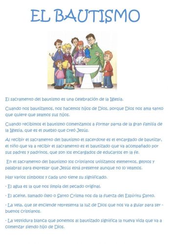 Explicación del Sacramento del Bautismo 3