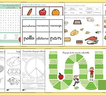 Comida en inglés para diferentes niveles de aprendizaje 3