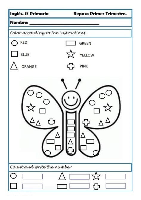 inglés 1 primaria relacionadas con las unidades infantiles 2