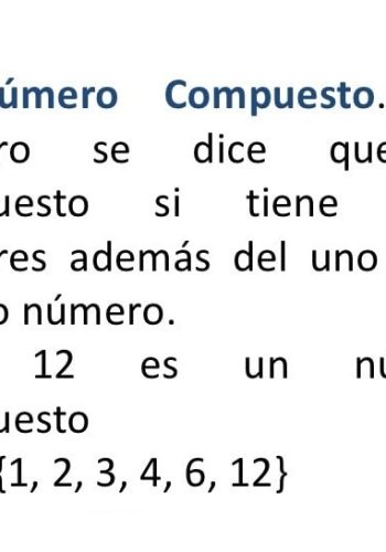 Numeros compuestos 1