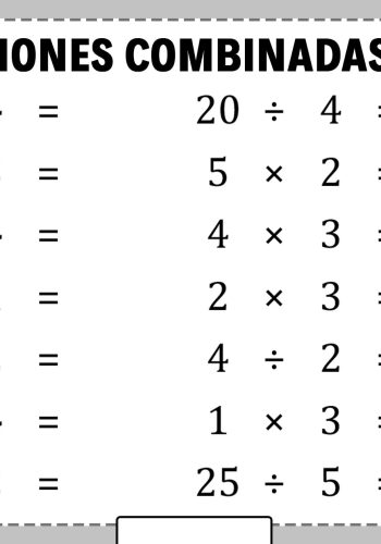 Operaciones Combinadas 3