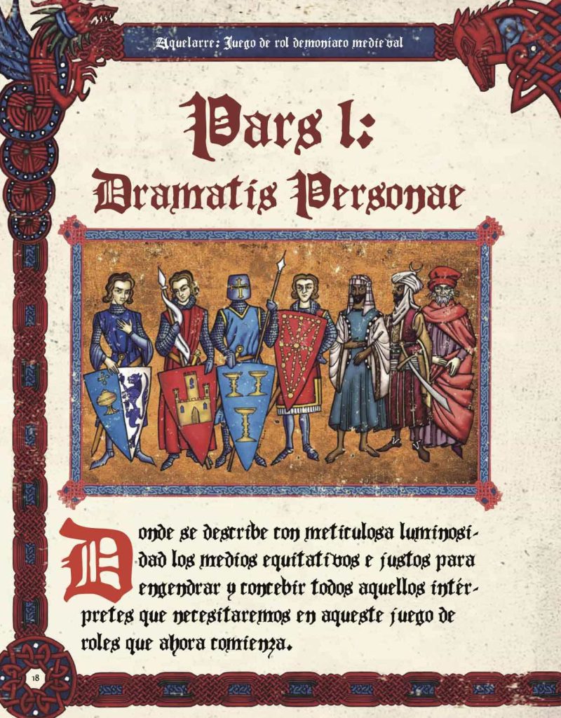 Fichas de personajes de rol