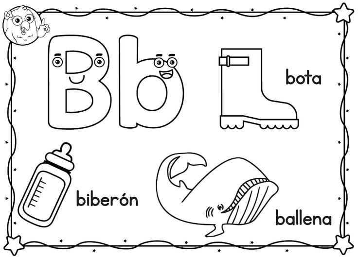 Fichas de la B para imprimir 1