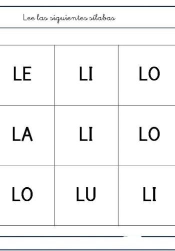 Fichas de la "L" mayúscula 2