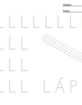 Fichas de la "L" mayúscula 3