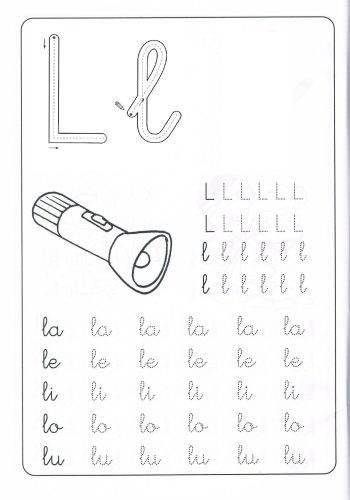 Fichas de la "l" minúscula 3