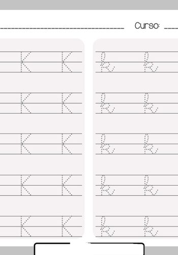 Fichas de la k minúscula 3