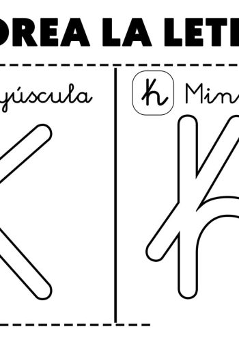 Fichas de la k minúscula 1