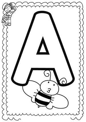 Fichas de la A mayúscula 3