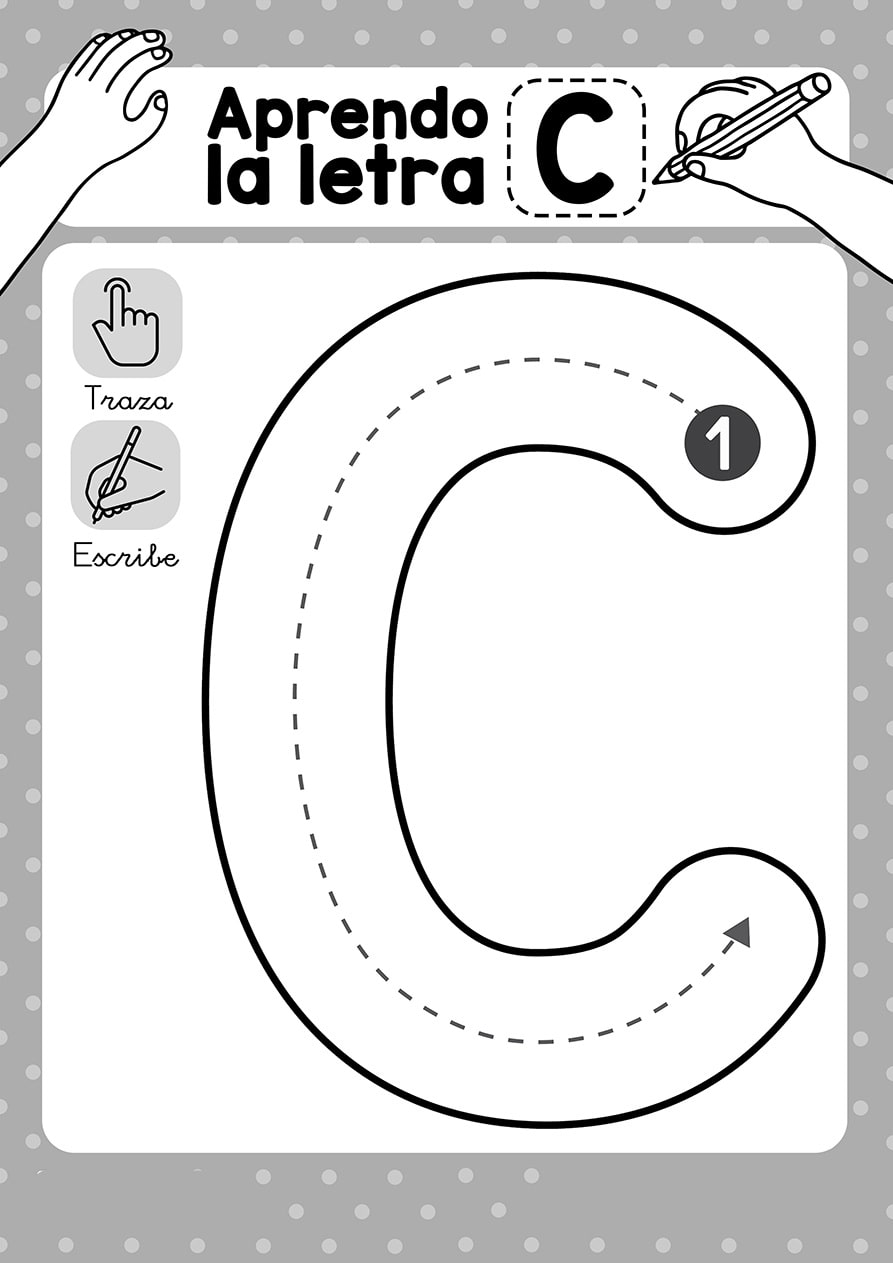 Fichas de la C para imprimir 2