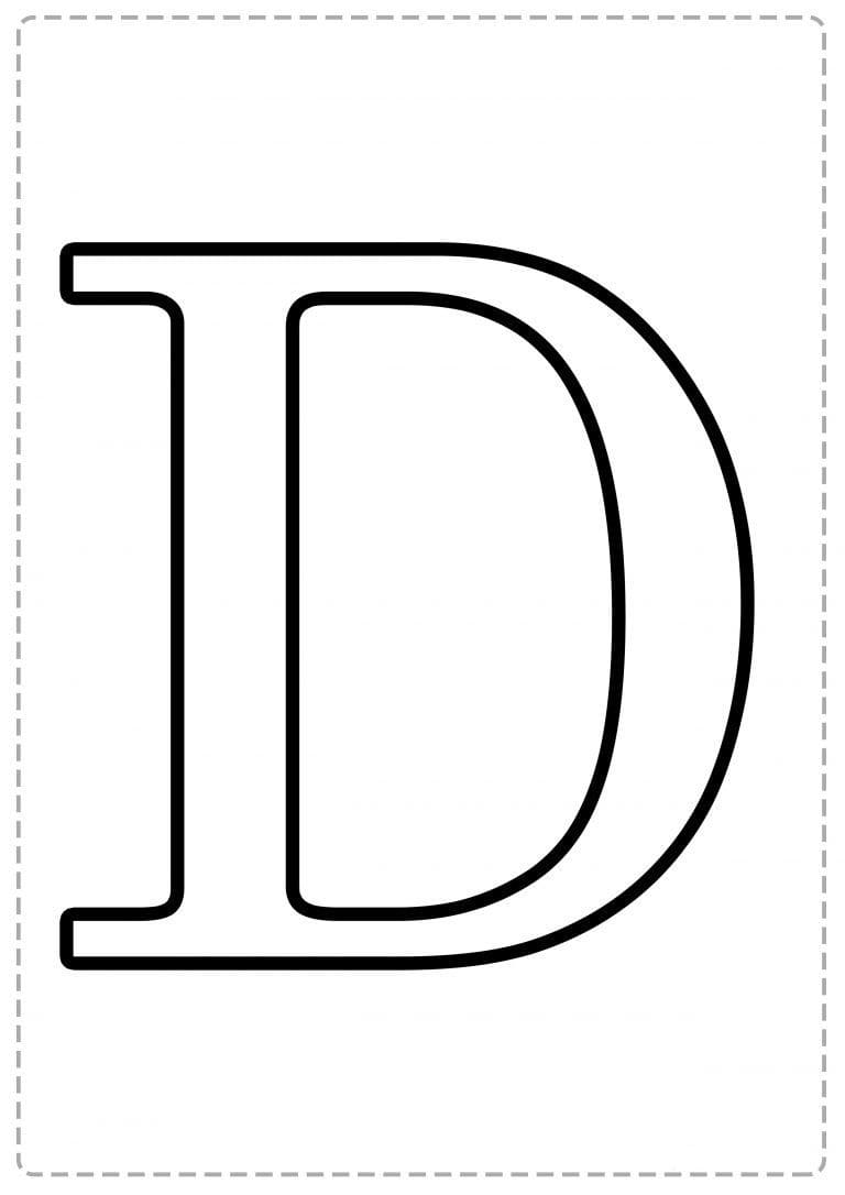 Fichas de la D mayúscula 2