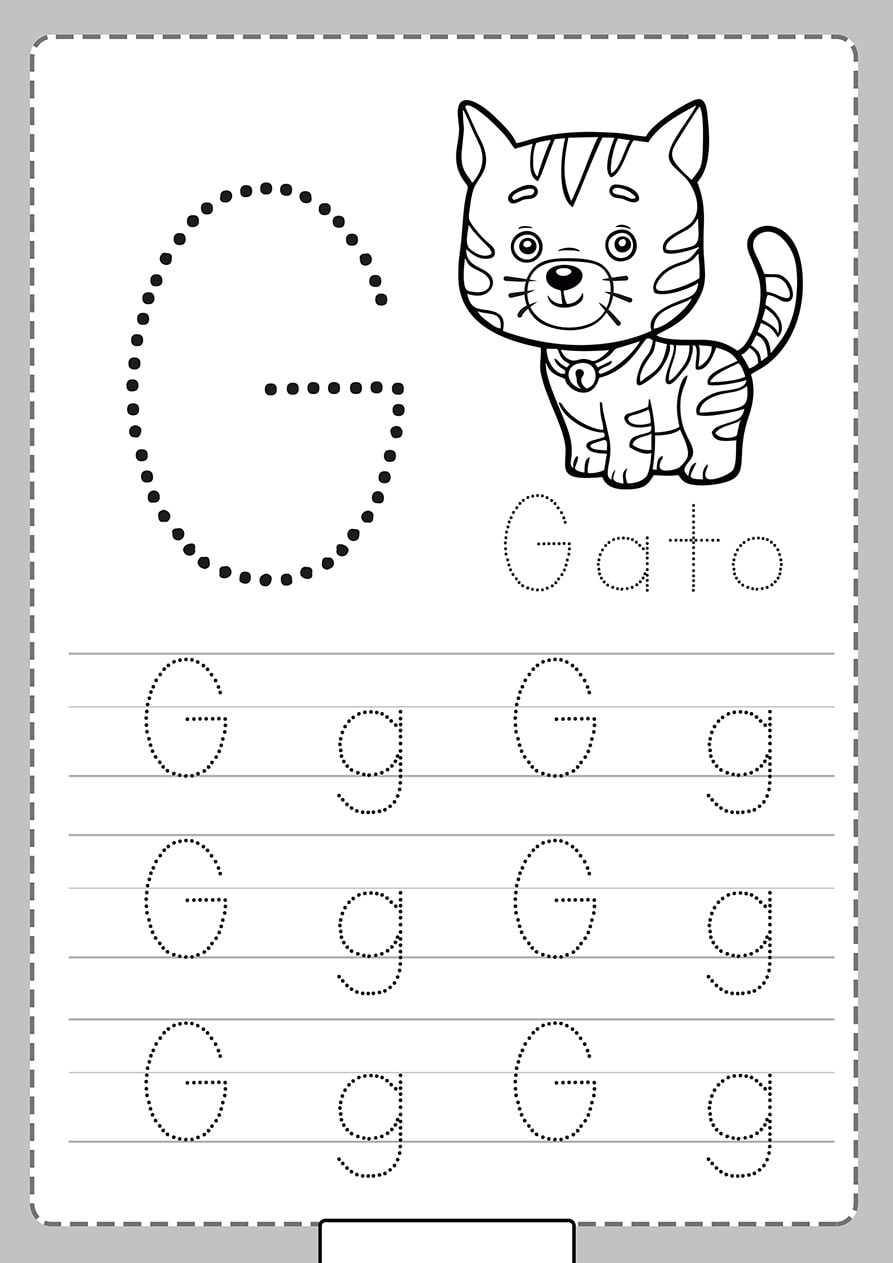 Fichas de la G mayúscula 3