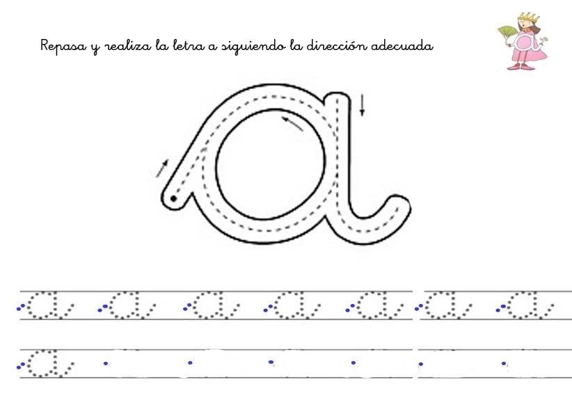 Fichas de la a minúscula 2