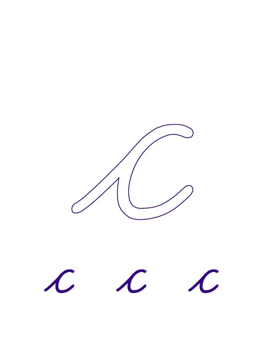 Fichas de la c minúscula 3