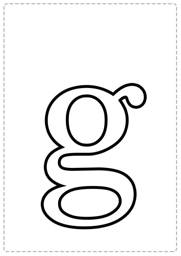 Fichas de la g minúscula 2