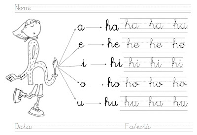 Fichas de la h minúscula 3