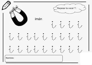 Fichas de la i minúscula 3