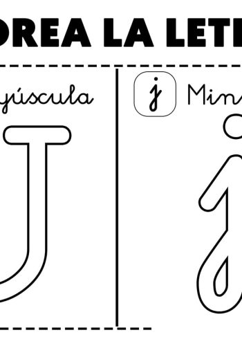 Fichas de la j minúscula 2