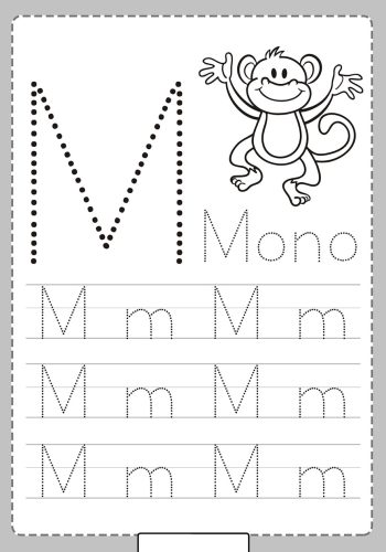 Fichas de la M mayúscula 3