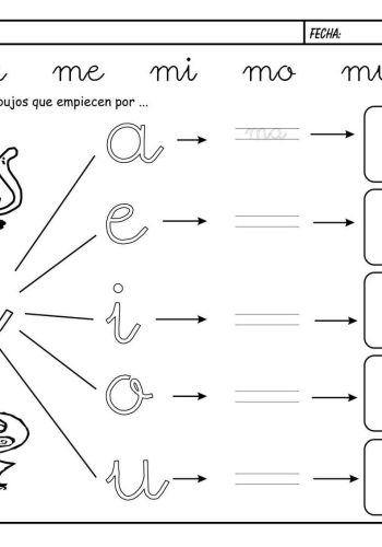 Fichas de la M para imprimir 2