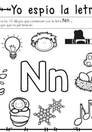 Fichas de la N mayúscula 2