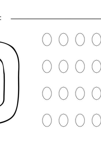 Fichas de la O mayúscula 3