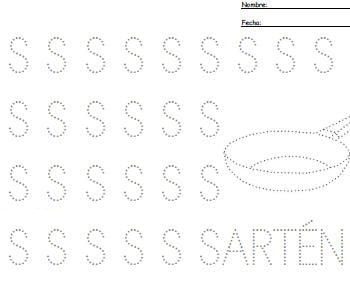 Fichas de la S mayúscula 2