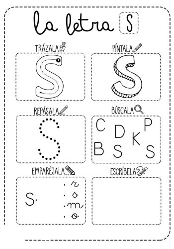 Fichas de la S mayúscula 3
