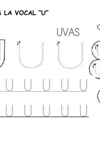Fichas de la U para imprimir 2