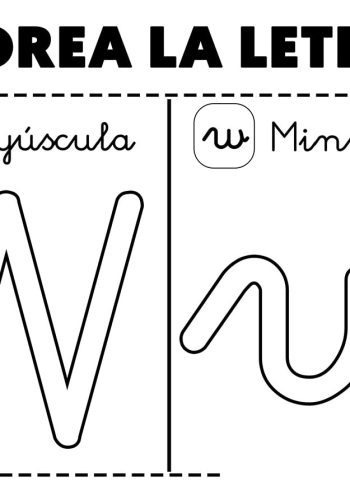 Fichas de la W mayúscula 1