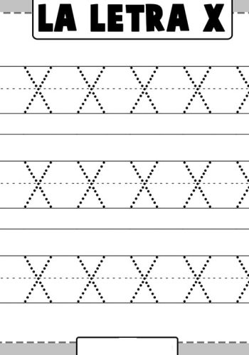 Ficha de la X mayúscula 1