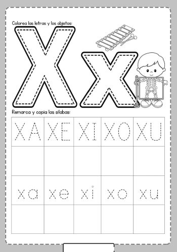Ficha de la X mayúscula 3