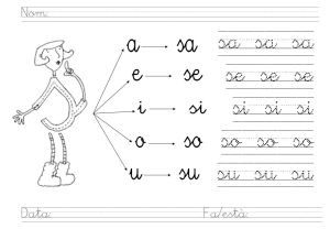 Fichas de la s minúscula 3