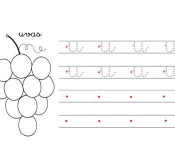 Fichas de la u minúscula 1