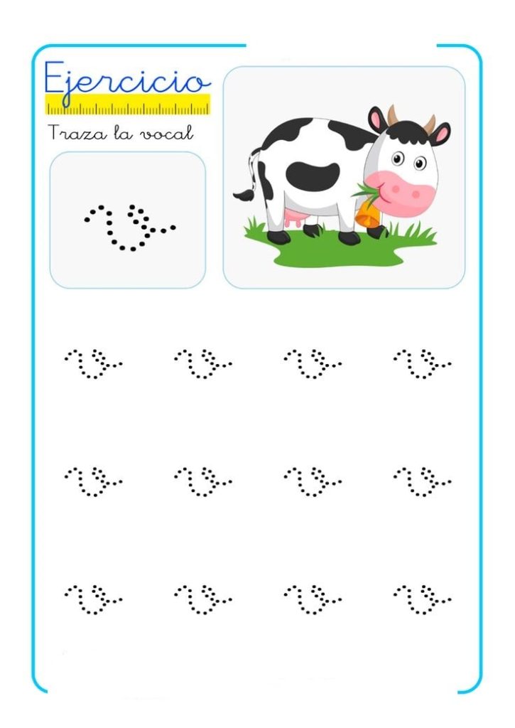 Fichas de la v minúscula 3