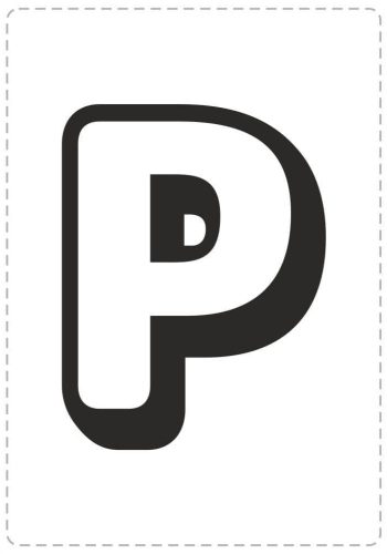fichas de P mayúscula 2