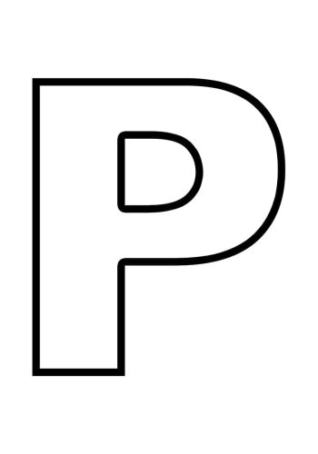 fichas de P mayúscula 3