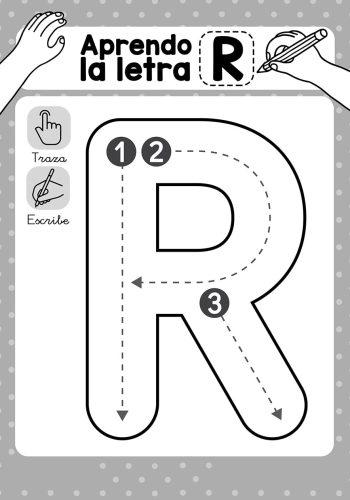 fichas de la R mayúscula 1