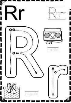 fichas de la R mayúscula 3